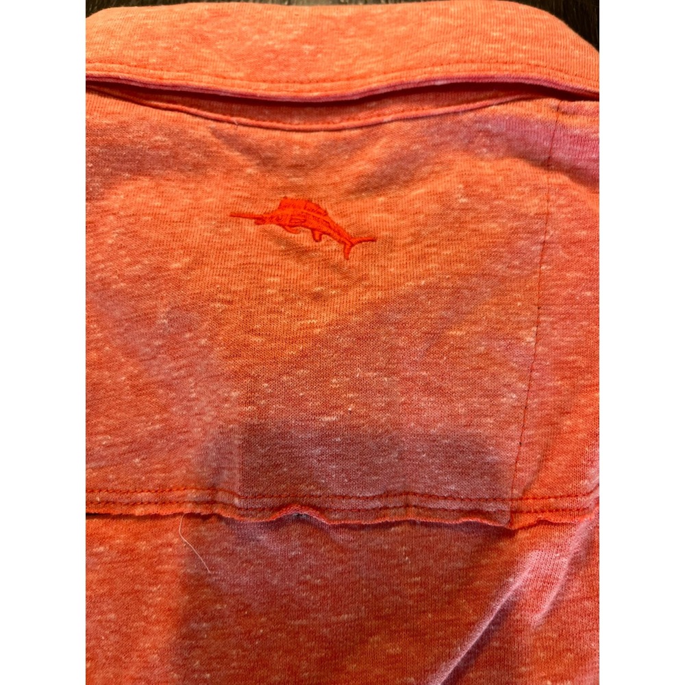 Tommy Bahama IslandZone Mens Coral Heathered Polo Shirt Short Sleeve Pocket‎ L - Picture 6 of 6